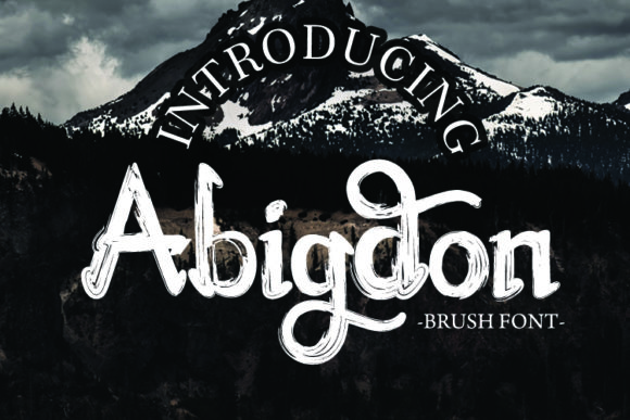 Abigdon: A Casual Display Font for Creative Web Design