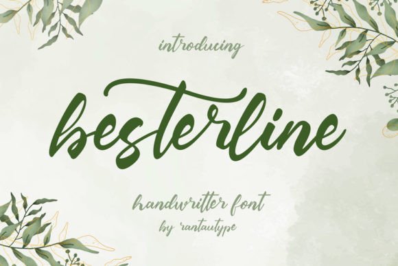 Besterline: A Stylish Handwritten Font for Web Design