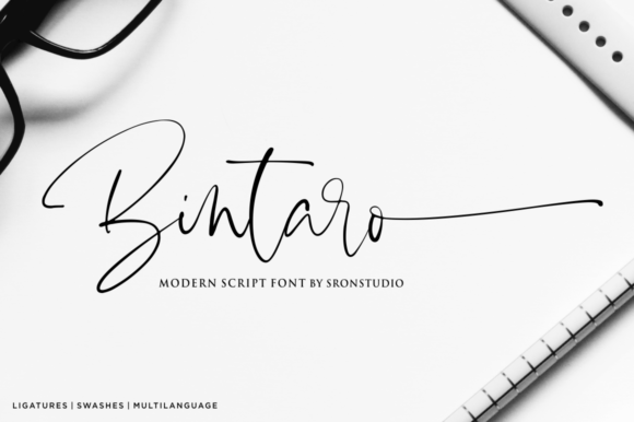 Bintaro: A Stylish Script Font for Elegant Web Design