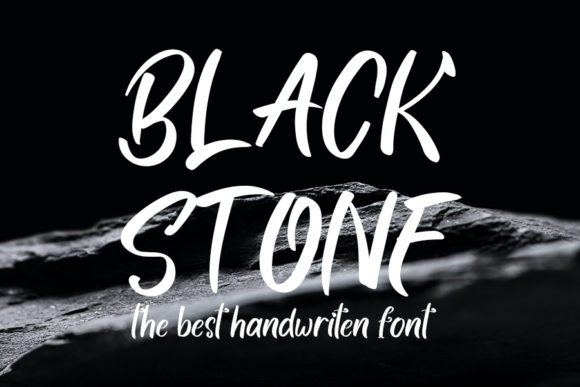 Black Stone: A Versatile Handwritten Font for Web Design