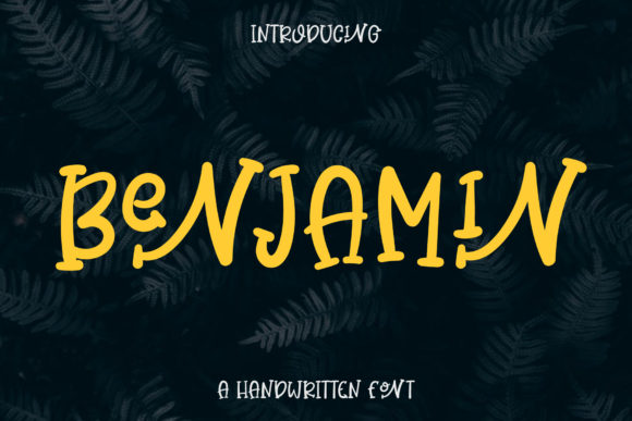 Boost Your Brand with Benjamin: A Unique Handwritten Font