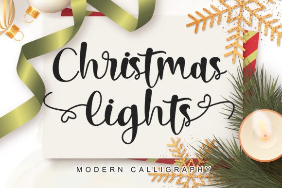 Christmas Lights: A Premium Handwritten Font for Marketers