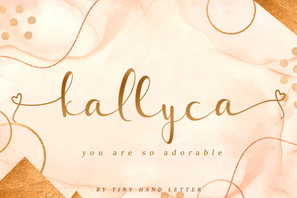 Discover Kallyca: A Handwritten Font for Elegant Web Design