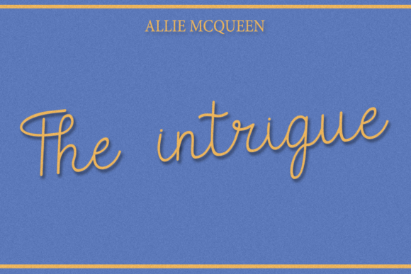 Discover The Intrigue: A Font for Elegant Branding