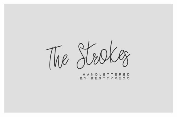 Discover The Strokes: A Versatile Handwritten Font