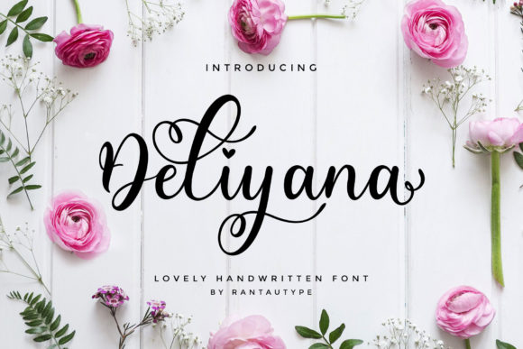 Elevate Your Campaigns with Deliyana: A Romantic Script Font