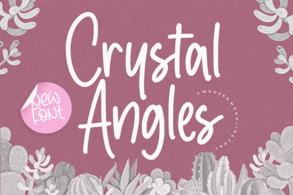 Enhance Your Brand with Crystal Angles Font