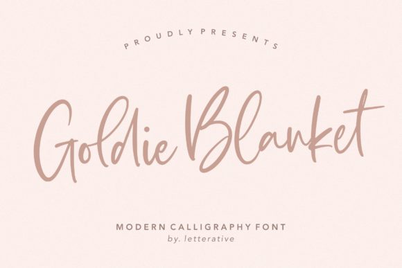 Enhance Your Brand with Goldie Blanket: A Versatile Script Font