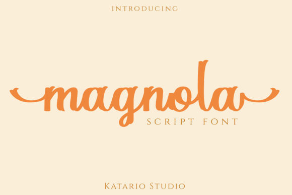 Enhance Your Brand with Magnola: A Beautiful Script Font