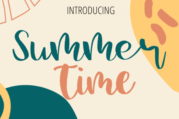 Enhance Your Brand with Summer Time Font