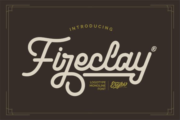 Fireclay: Elevate Your Brand with This Elegant Handwritten Font