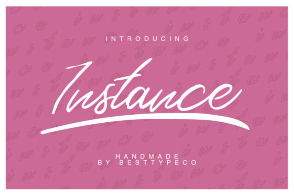 Instance: A Versatile Handwritten Font for Modern Web Design