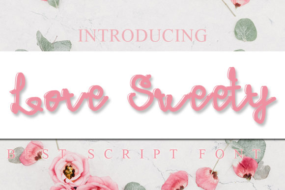 Love Sweety: A Handwritten Font for Editorial Charm