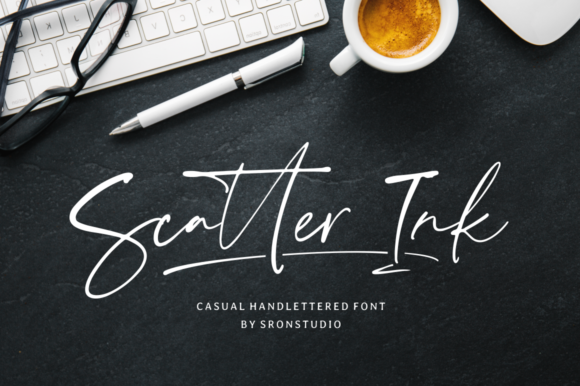 Scatter Ink: A Handwritten Font for Editorial Charm