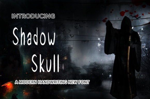 Shadow Skull: A Spooky and Charming Handwritten Font