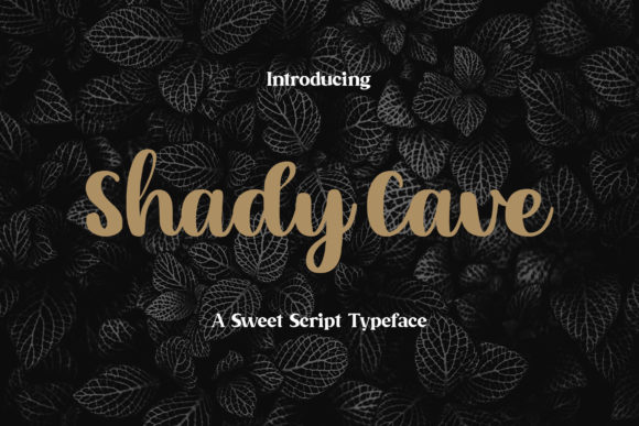 Shady Cave: A Versatile Handwritten Font for Web Design
