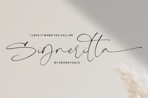 Signeritta: A Delicate Handwritten Font for Modern Brands