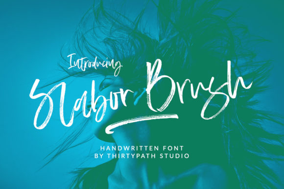 Slabor Brush: A Handwritten Font for Editorial Elegance