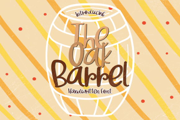 The Oak Barrel: A Charming Handwritten Font for Web Design