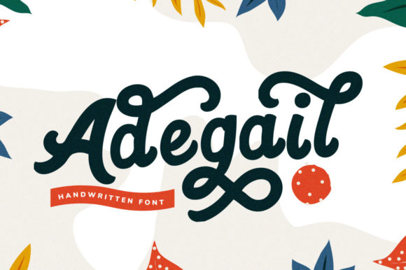 Transform Your Brand with Adegail: A Unique Handwritten Font