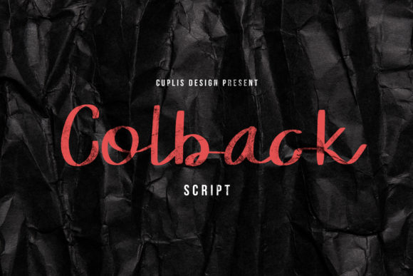 Transform Your Brand with Colback: A Handwritten Font