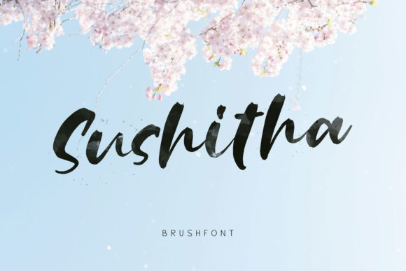 Transform Your Brand with Sushitha: A Handwritten Font
