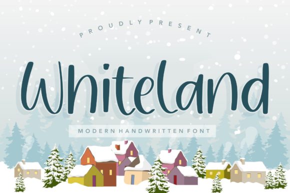 Transform Your Brand with Whiteland: A Charming Handwritten Font