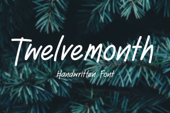 Twelve Month: A Versatile Handwritten Font for Engaging Designs
