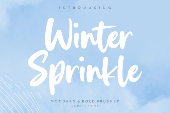 Winter Sprinkle: A Charming Handwritten Font for Makers