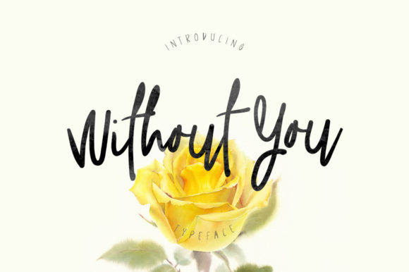 Without You: A Versatile Handwritten Font for Engaging Brand Content