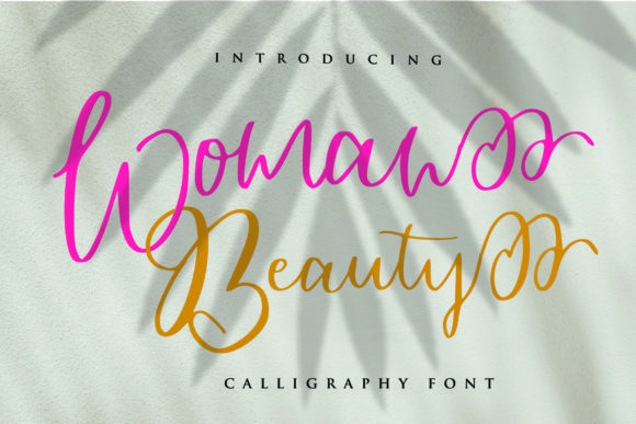 Woman Beauty: A Dreamy Handwritten Font for Web Design